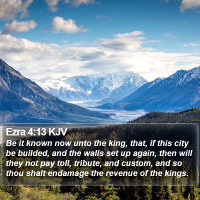 Ezra 4:13 KJV Bible Verse Image