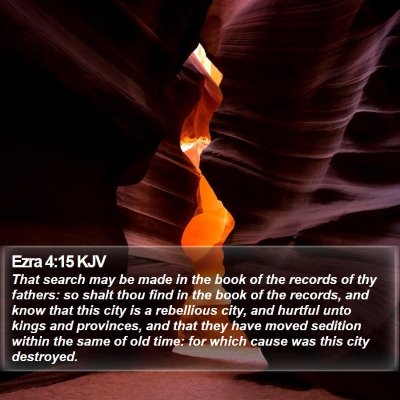 Ezra 4:15 KJV Bible Verse Image