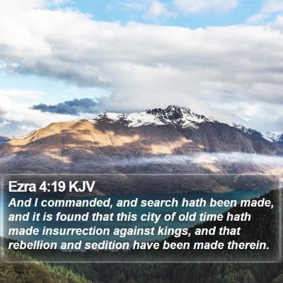 Ezra 4:19 KJV Bible Verse Image