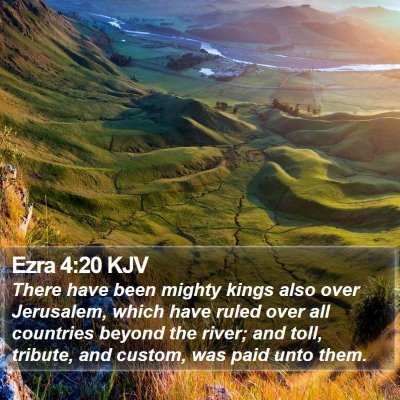 Ezra 4:20 KJV Bible Verse Image