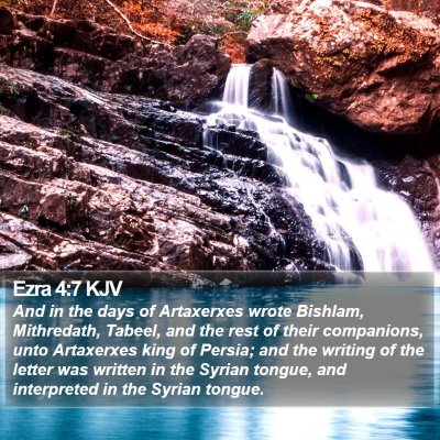 Ezra 4:7 KJV Bible Verse Image