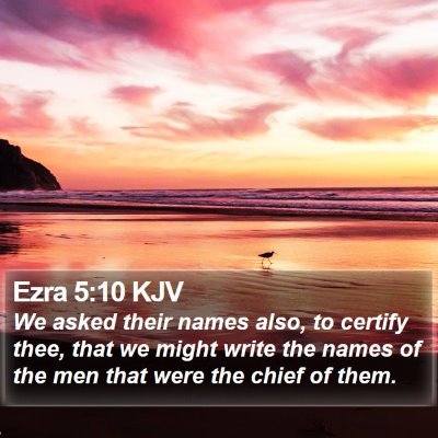Ezra 5:10 KJV Bible Verse Image
