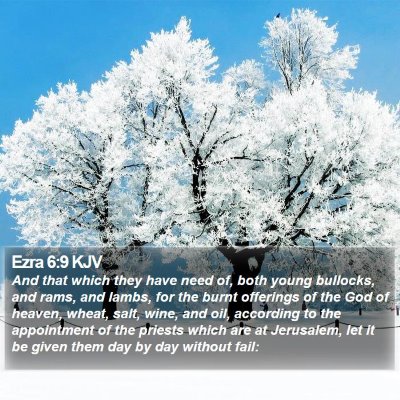 Ezra 6:9 KJV Bible Verse Image