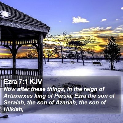 Ezra 7:1 KJV Bible Verse Image