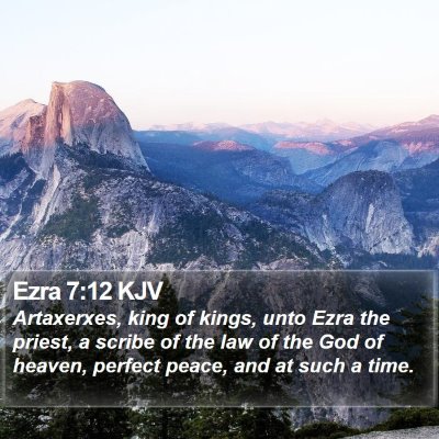 Ezra 7:12 KJV Bible Verse Image