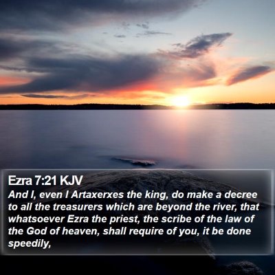 Ezra 7:21 KJV Bible Verse Image