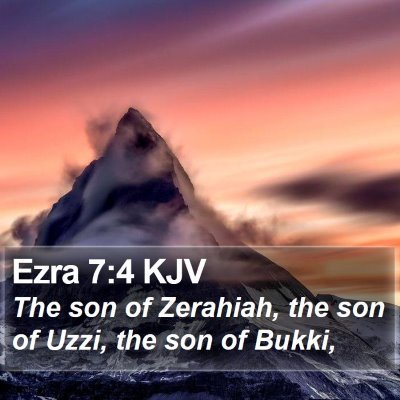 Ezra 7:4 KJV Bible Verse Image