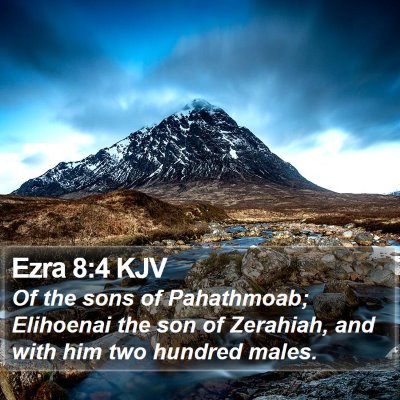 Ezra 8:4 KJV Bible Verse Image