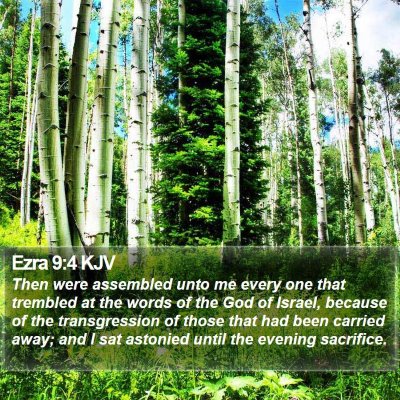 Ezra 9:4 KJV Bible Verse Image