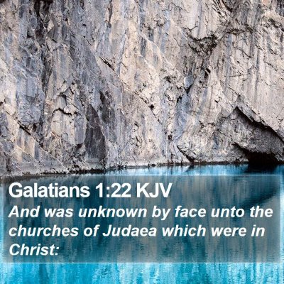 Galatians 1:22 KJV Bible Verse Image
