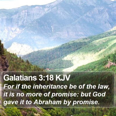 Galatians 3:18 KJV Bible Verse Image