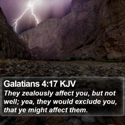 Galatians 4:17 KJV Bible Verse Image