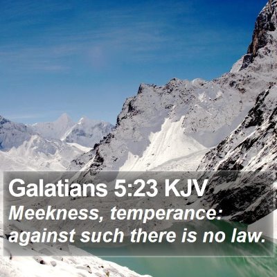 Galatians 5:23 KJV Bible Verse Image