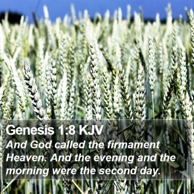 Genesis 1:8 KJV Bible Verse Image