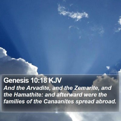 Genesis 10:18 KJV Bible Verse Image