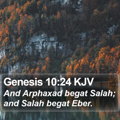 Genesis 10:24 KJV Bible Verse Image