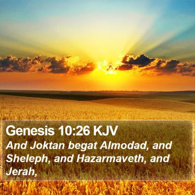 Genesis 10:26 KJV Bible Verse Image
