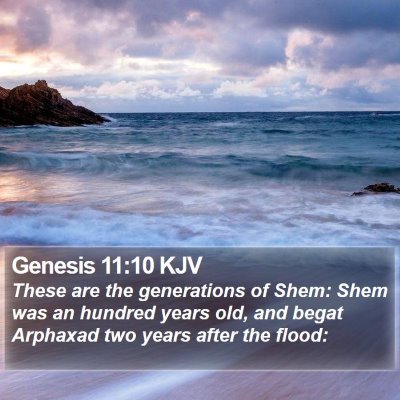 Genesis 11:10 KJV Bible Verse Image