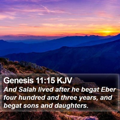 Genesis 11:15 KJV Bible Verse Image