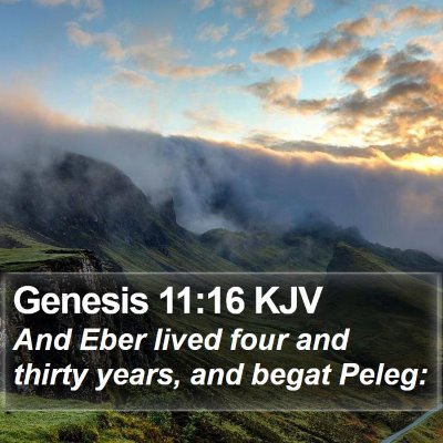 Genesis 11:16 KJV Bible Verse Image