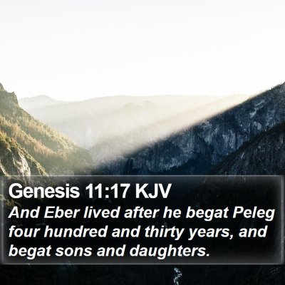 Genesis 11:17 KJV Bible Verse Image