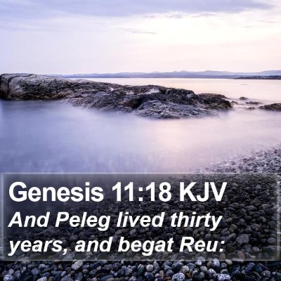 Genesis 11:18 KJV Bible Verse Image