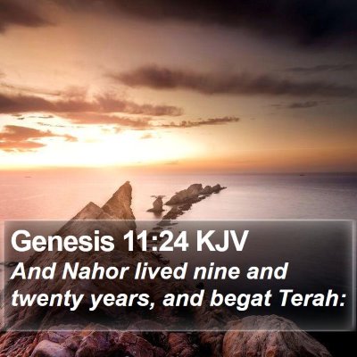 Genesis 11:24 KJV Bible Verse Image