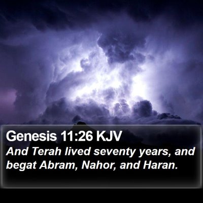 Genesis 11:26 KJV Bible Verse Image