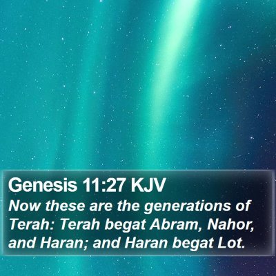 Genesis 11:27 KJV Bible Verse Image