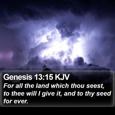 Genesis 13:15 KJV Bible Verse Image