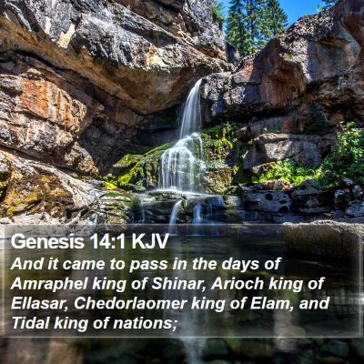 Genesis 14:1 KJV Bible Verse Image