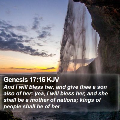 Genesis 17:16 KJV Bible Verse Image