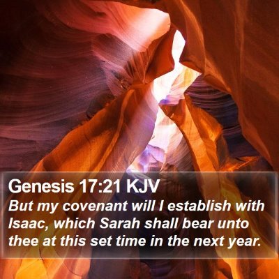Genesis 17:21 KJV Bible Verse Image