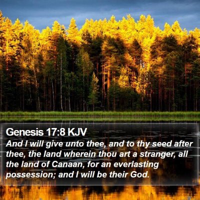 Genesis 17:8 KJV Bible Verse Image