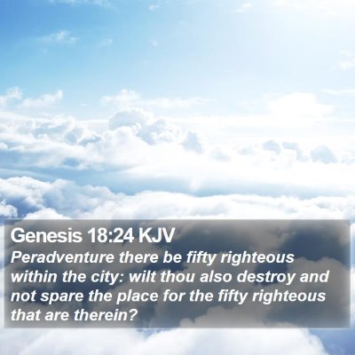 Genesis 18:24 KJV Bible Verse Image