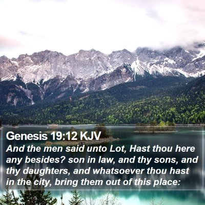 Genesis 19:12 KJV Bible Verse Image