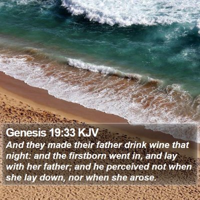 Genesis 19:33 KJV Bible Verse Image