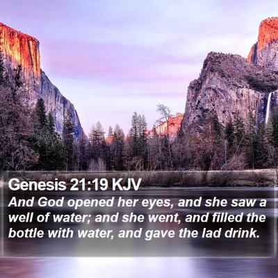 Genesis 21:19 KJV Bible Verse Image