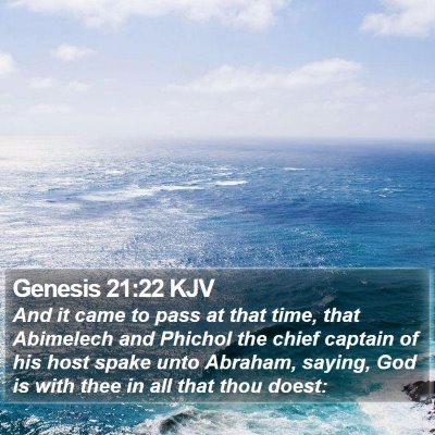 Genesis 21:22 KJV Bible Verse Image