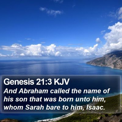 Genesis 21:3 KJV Bible Verse Image