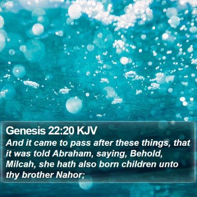 Genesis 22:20 KJV Bible Verse Image