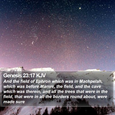 Genesis 23:17 KJV Bible Verse Image