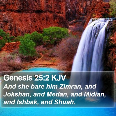 Genesis 25:2 KJV Bible Verse Image