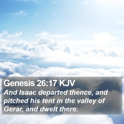 Genesis 26:17 KJV Bible Verse Image