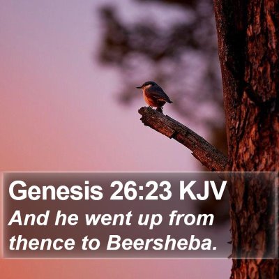Genesis 26:23 KJV Bible Verse Image