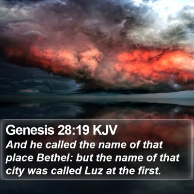 Genesis 28:19 KJV Bible Verse Image