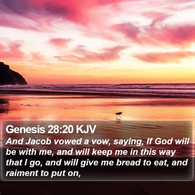 Genesis 28:20 KJV Bible Verse Image