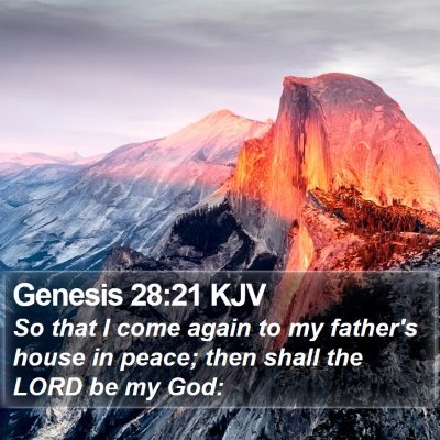 Genesis 28:21 KJV Bible Verse Image