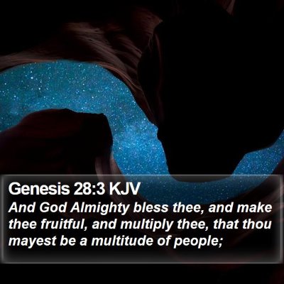 Genesis 28:3 KJV Bible Verse Image