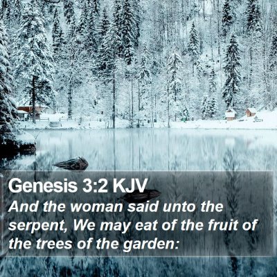 Genesis 3:2 KJV Bible Verse Image
